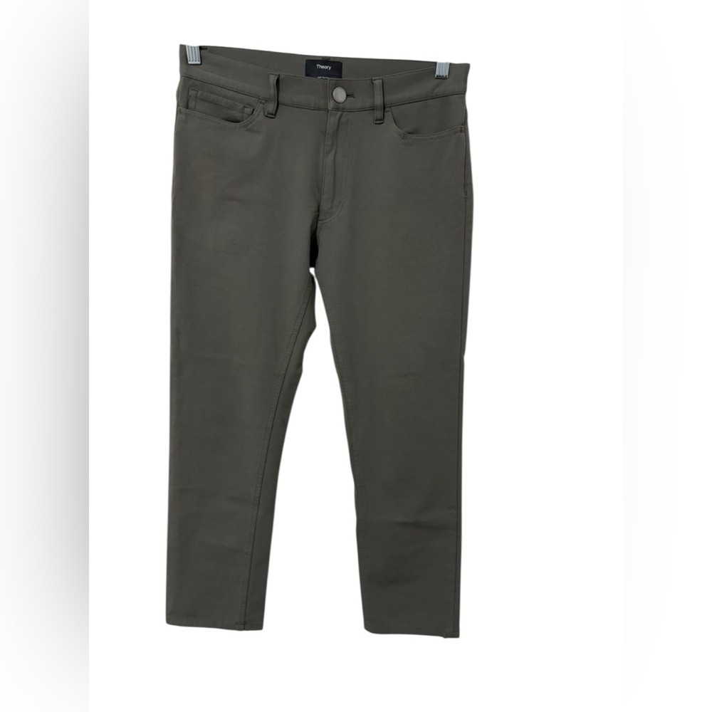 Theory women’s jeans slim straight Dark Olive size 28